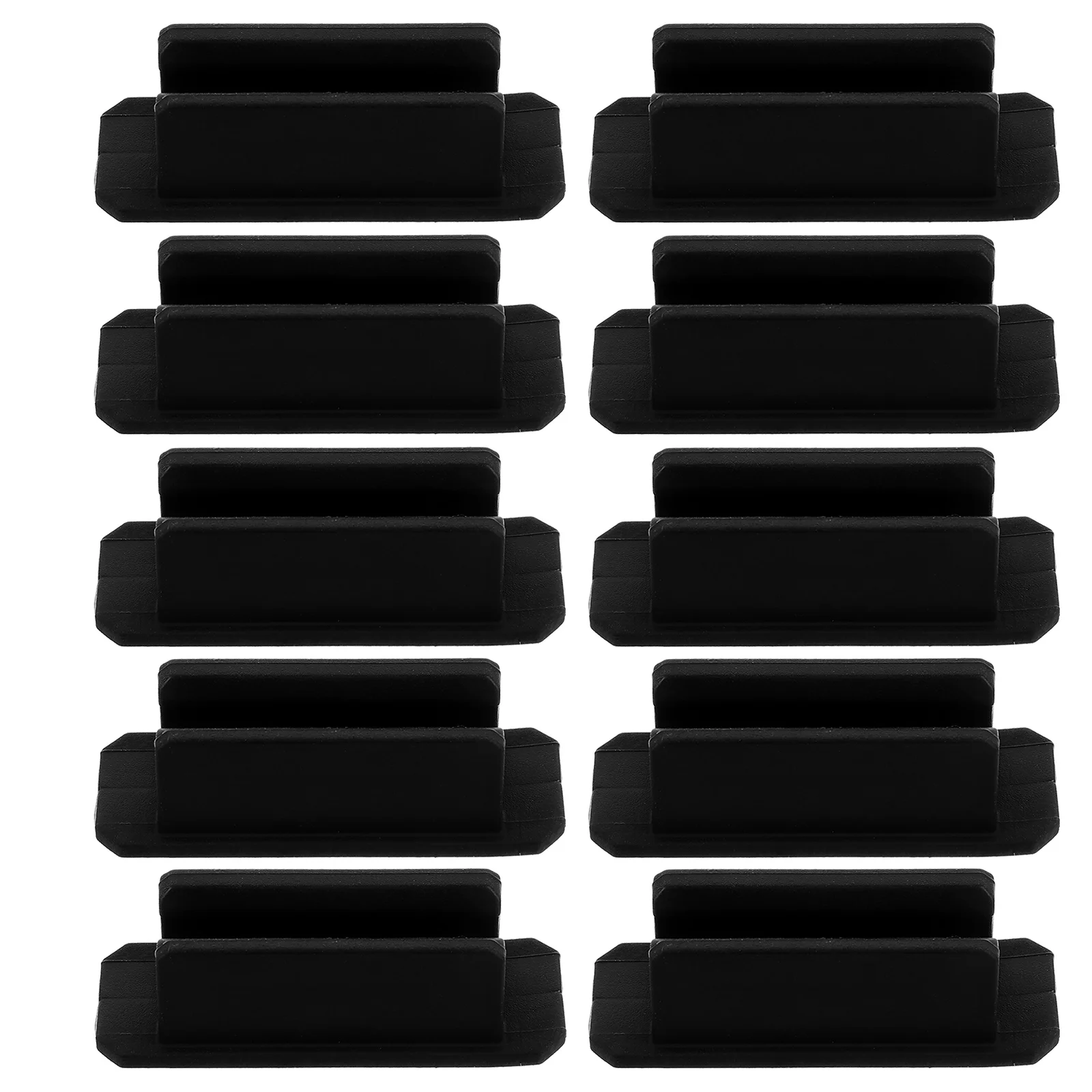 

10 Pcs Desktop Silicone Pen Cover Office Accessories Fixing Buckle Portable Pencil Clip
