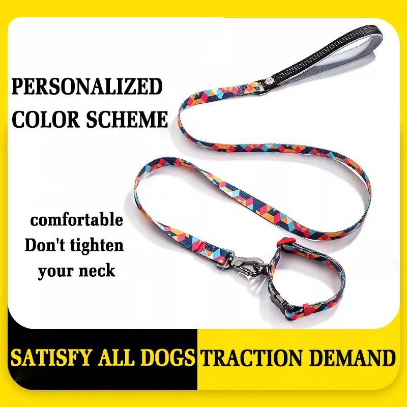 EVERKING Dog leash Small, medium and Large dog pet chest strap Teddy Corgi collar dog leash chain