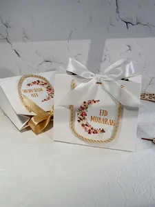 Kotak Permen Idul Fitri Dekorasi Ramadhan Kotak Kertas Kemasan Hadiah Kue yang Sempurna Untuk Persediaan Dekorasi Pesta Muslim Islami 10 kotak lebaran terlaris - №