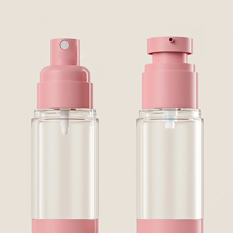 15/30/50ml Nordic Portable Vacuum Press Type Spray Bottle Vacuum Lotion Bottle Travel Cosmetic Separate Refillable Bottling