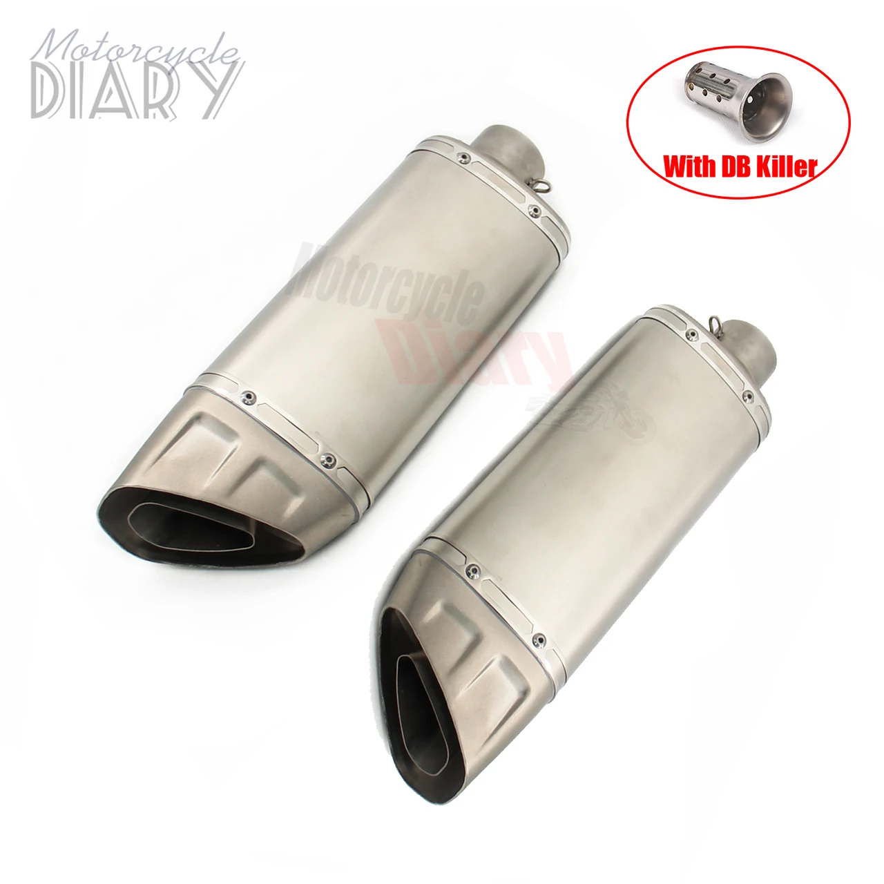 Sinistra Lato Destro 51mm Universale Tubo Di Scarico Moto Fuga Moto Laser DB Killer Per MT09 RS660 Z900 F800 CBR650 Tmax560 R6