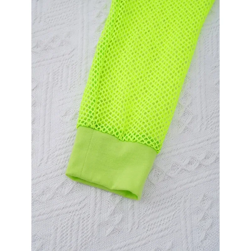 Girls Hip Hop Dance Costume Kids Hooded Cover Up Crop Tops Sports Bra Vest and Jogger Pants Suit Jazz Modern Street Dance Wear