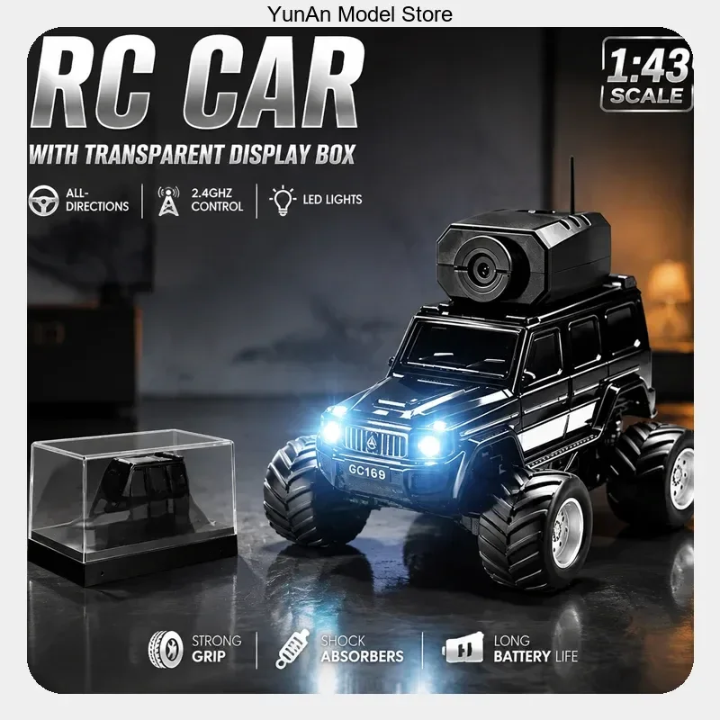Desktop Racing Vehicle Rc Car 4wd Off Road Climbing Model App Control With Camera 1 64 Scale Generic