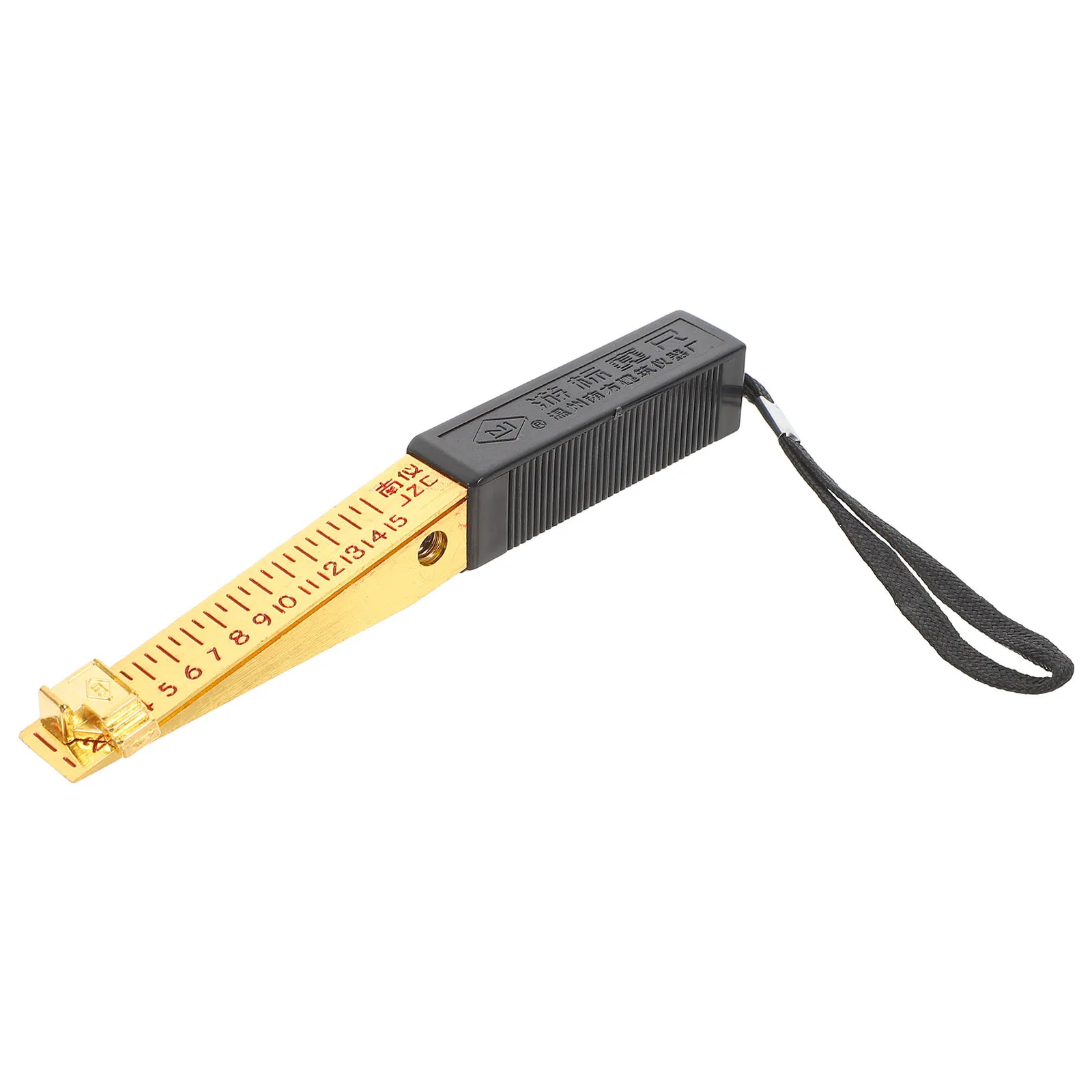 

Wedge Shaped Feeler Gauge Copper Plated Flatness Measuring Tool for House Engineering Inspection High Accuracy