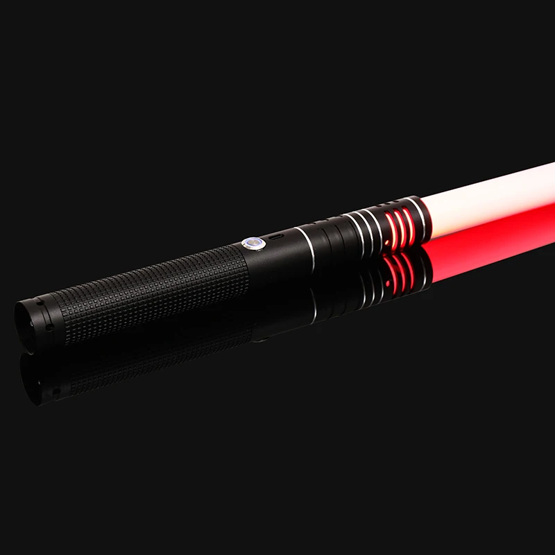 RGB Metal lightsaber 16 Color laser sword toy rave cosplay Flashing With Hitting Sound Effect FX Duel Lightsaber