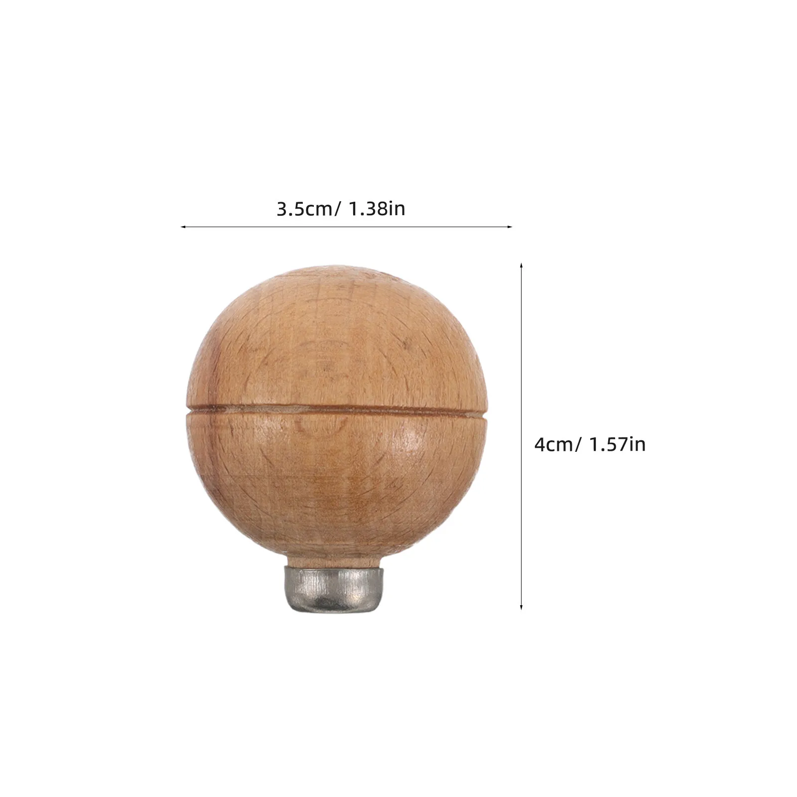 10Pcs Carving Tool Handles Wooden File Handle Replacement Grip Ergonomic Sturdy Wood Handle for Wood Engraving Hand Tool