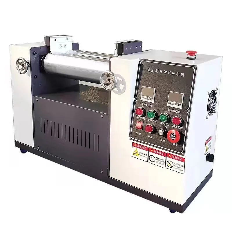 

Open Mill Natural Rubber Open Mill Laboratory 2.5 Inch Electric Heating Water Cooling Open Mill