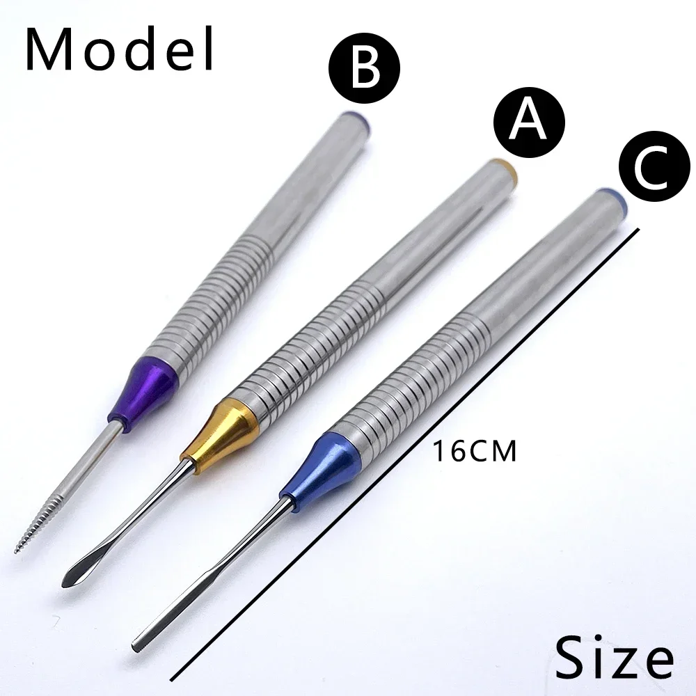 

3Pcs/set Dental Flex Periotome Power Kit Teeth Extraction Tooth Extractor Titanium Tip Flexible Dental Periodontal Instruments