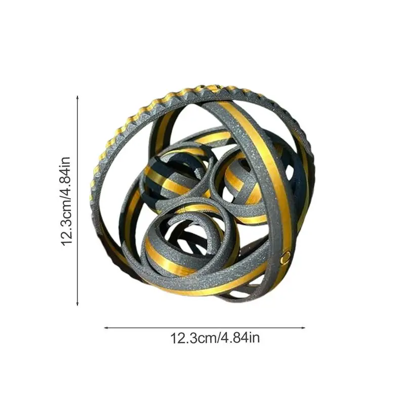 Игрушка с 3D-принтом, вращающийся мяч, игрушки для снятия стресса, игрушка для снятия стресса, игрушки с 3D-принтом, декор для стола, вращающееся снаряжение, дорожные игрушки для детей