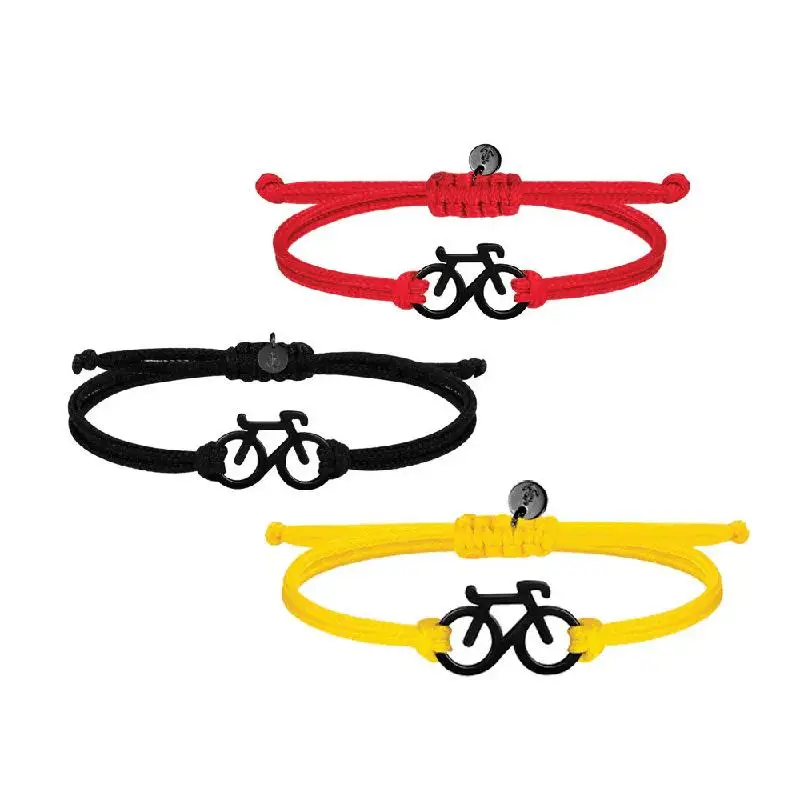 Image of Neues Modisches Fahrrad-Armband Personalisiertes Sport-Radsport-Accessoire Anhänger-Armband Rosa Fahrrad-Schmuck Paar-Geschenk