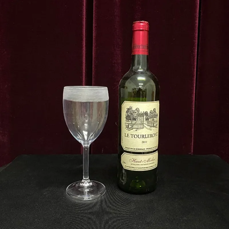 Deluxe Airborne Wine And Glass Magic Tricks Goblet Suspend In the Air Magia Magician Stage Illusions Gimmick Prop Mentalism Fun