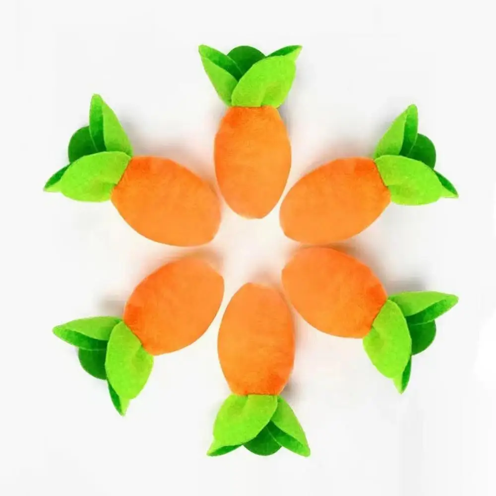 Carrot Snuffle Mat For Dogs Interactive Dog Toys Plush Puzzle Toys Plush Carrot Educational Toys For Dogs Pet Stress Relief