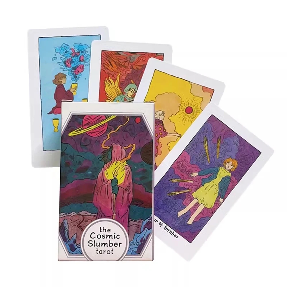 

78 Cards/Deck the Cosmic Slumber Tarot Party Board Game Cards Spiritual Guidance & Personal Growth Divination Tool Holiday Gifts