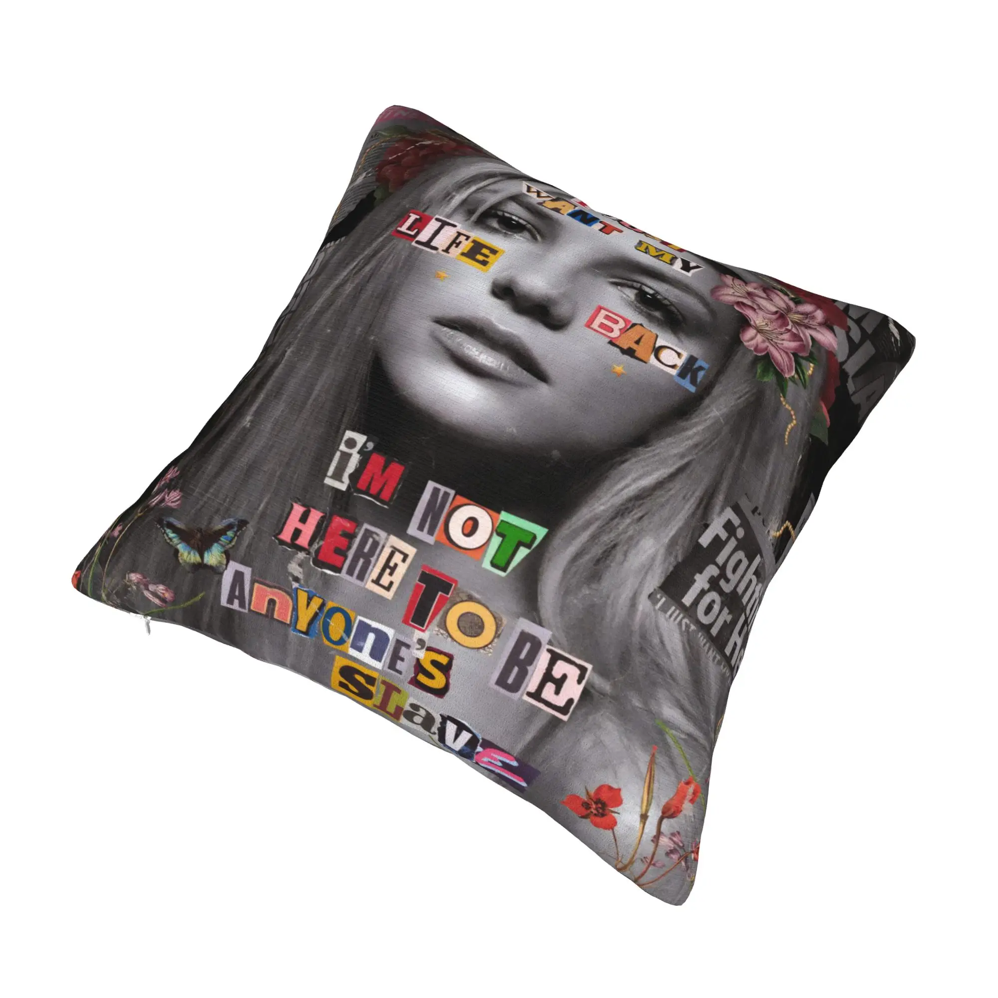 Singer Britney Spears Pillowcase Merchandise Printing Cushion Cover Decor  Pillow Case Cover Sofa Multi-Size