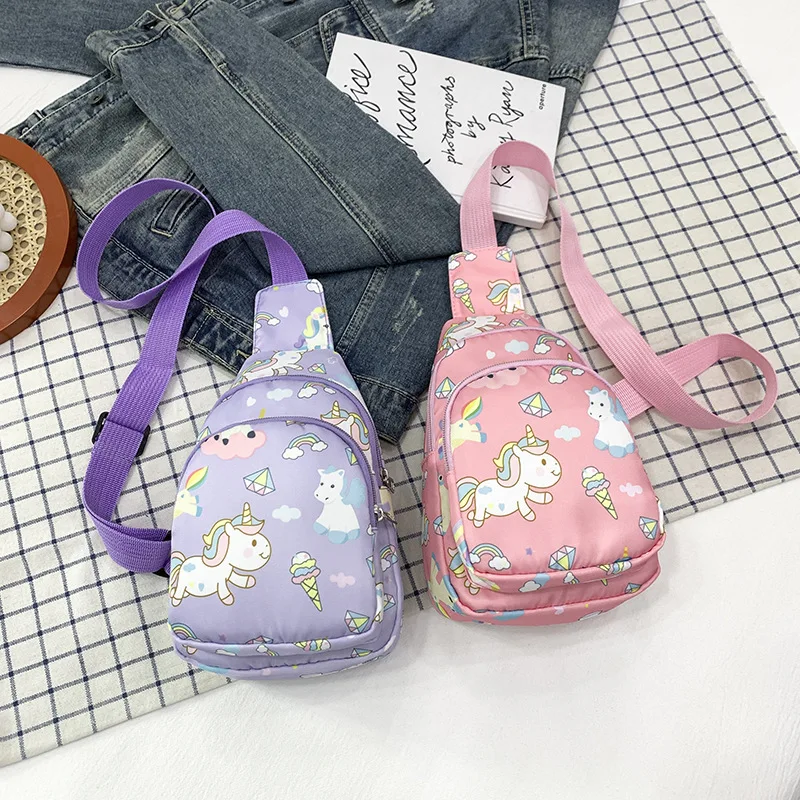 Bolso de hombro con cara sonriente para niños, Mini bolso cruzado, monedero para niñas, mochila de dibujos animados