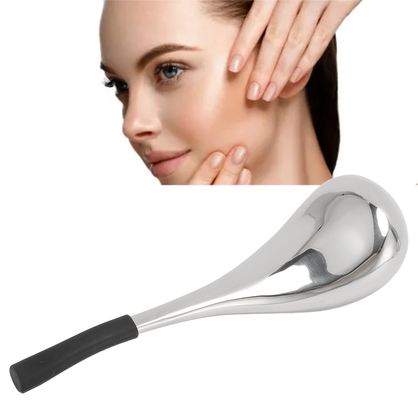 Palitos de hielo de acero inoxidable para Spa, herramientas de belleza Facial para el cuidado de la piel, Reduce la hinchazón y las arrugas