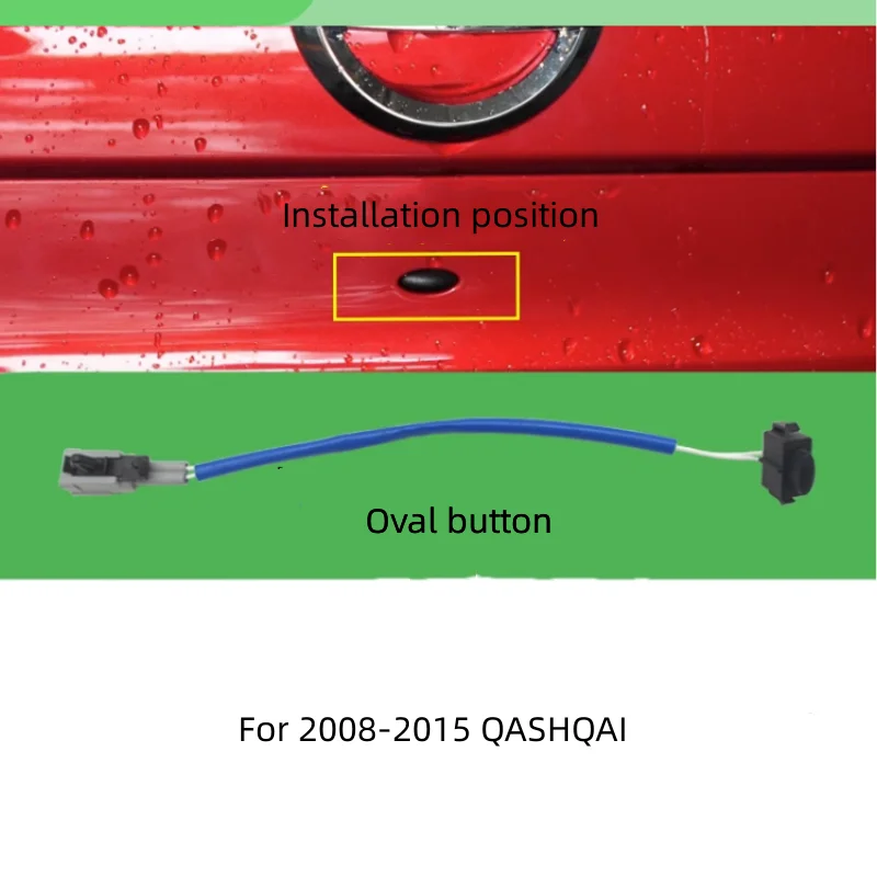 For NISSAN 2008-2015 QASHQAI  Rear Trunk Button Tailgate Switch  Smart Button For Trunk Original Factory