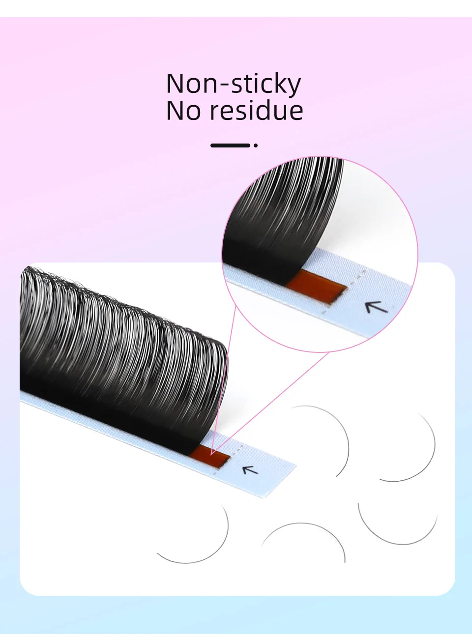 Rujade Mega Volume Private Label Kaschmir 03 05 07 Wimpernverlängerung 8-25mm Matt Samt Nerz Wimpern Lange Einzelwimpern Seide – Detail 11