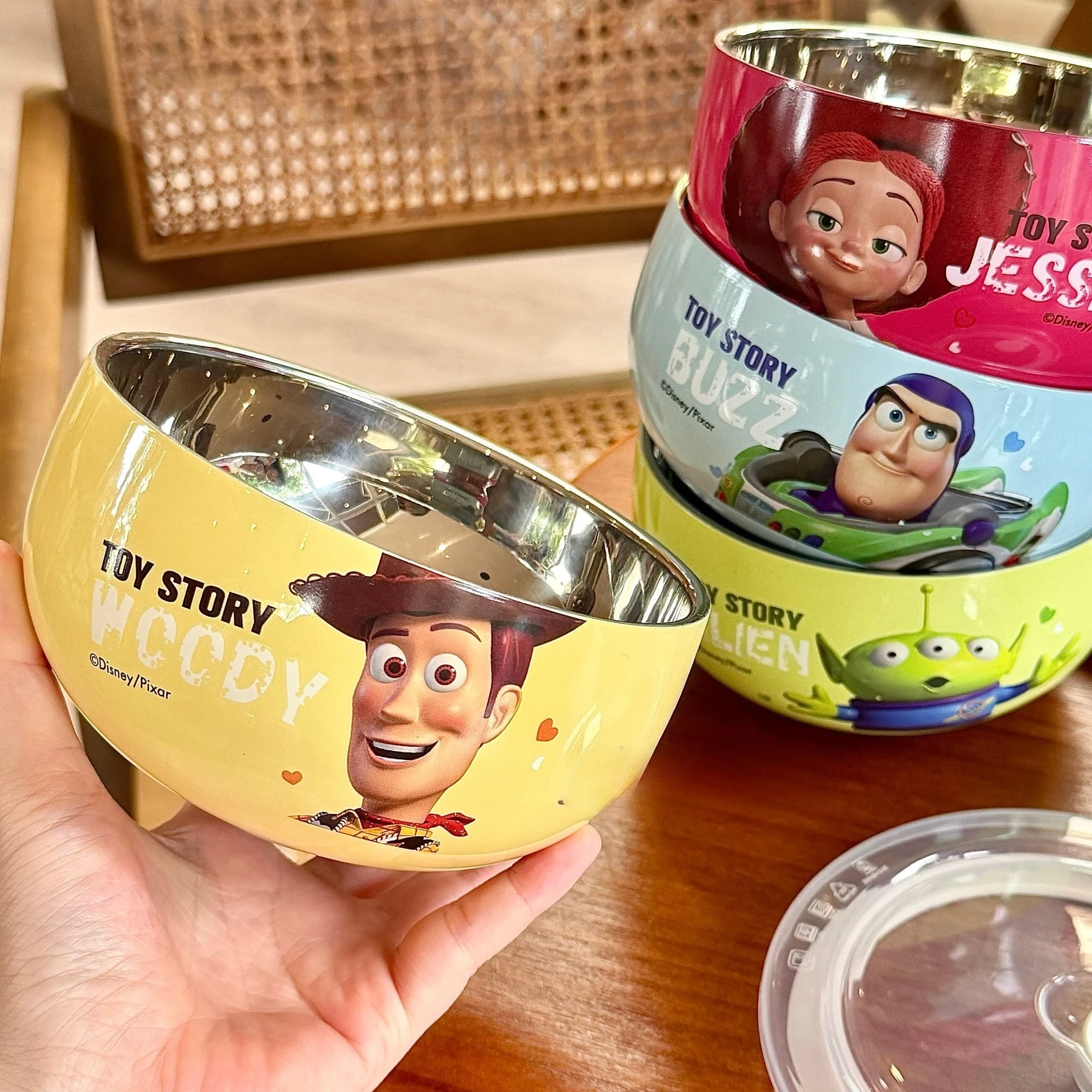 Toy Story Spoon Fork Cutlery Set Woody Buzz Lightyear Jessie Forky Alien Cartoon Character Toy Story Peripheral Products view 2