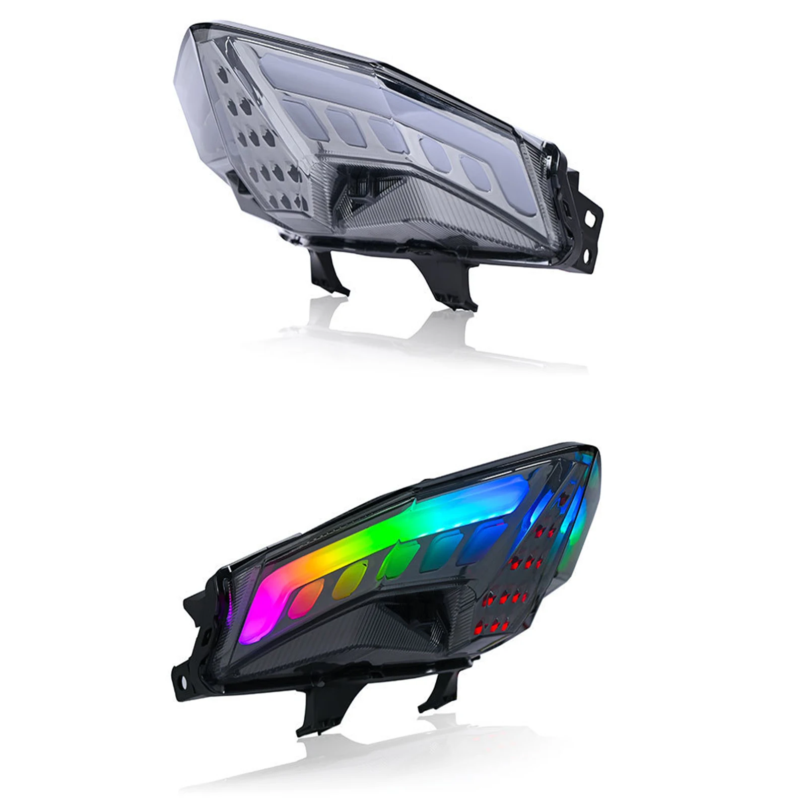 مصباح ضوء فرامل الدراجة النارية مع استبدال إشارات الانعطاف LED لياماها انقر 150 #2