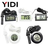 Mini LCD Digital Thermometer Hygrometer Gauge Tester Probe Incubator Aquarium Temperature Humidity Meter Sensor Detector Tester