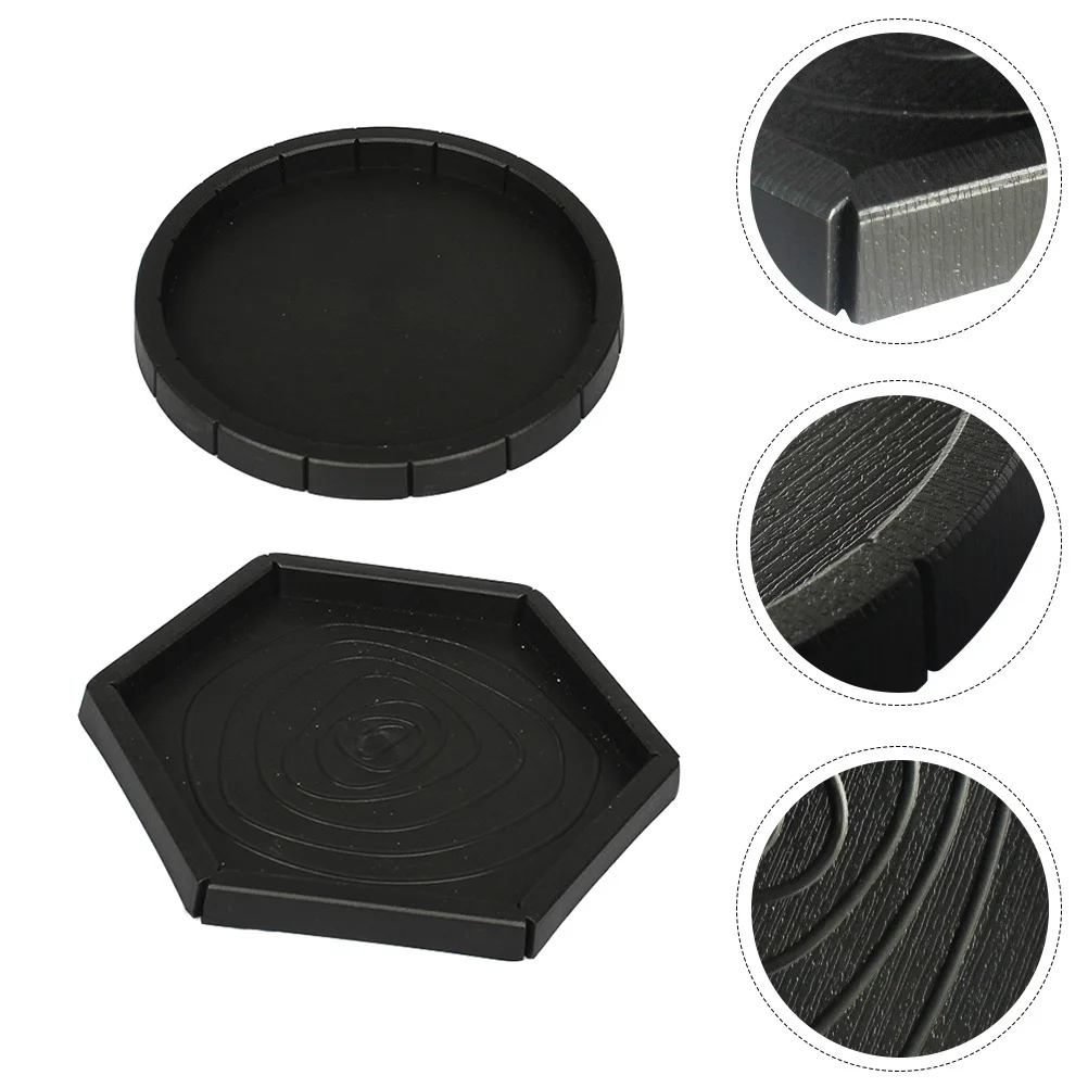 

2pcs Reptiles Food Bowl Thickened Plastic Lizard Feeding Bowl Safe Smooth Surface For Pet Supply Reptiles Feeder Eating Basin