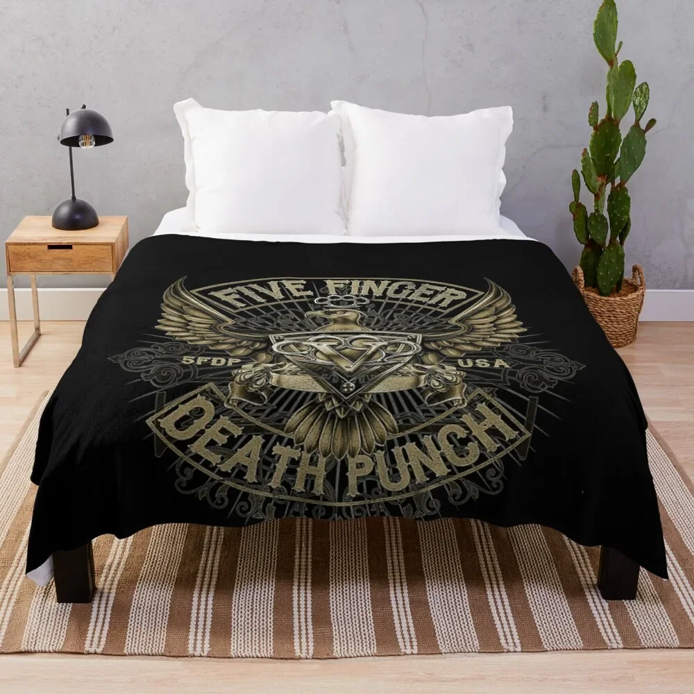 

5FDP - Iron Skull Throw Blanket Year Round Soft Comfortable Blanket for Home