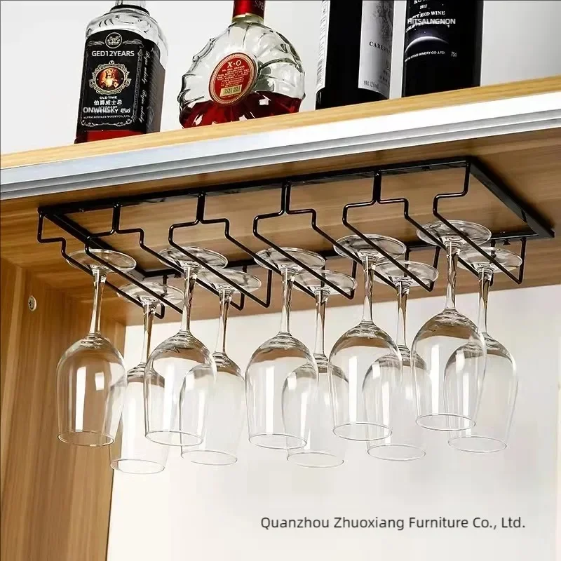 Japanese Ambry Cup Holder Without Perforation Upside Down Waterlogging Glass Cup Holder Hanging Wine Cup Storage