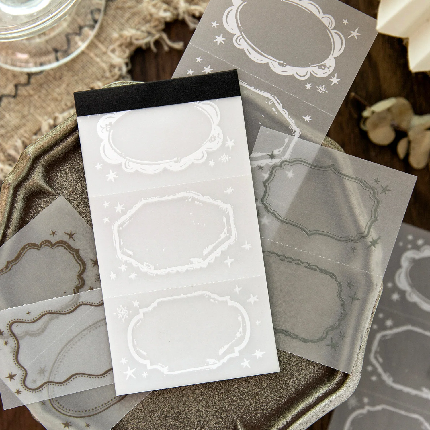 

30pcs/lot Memo Pads Material Paper Time flies by Collection Journal Scrapbooking paper Background Decoration Paper