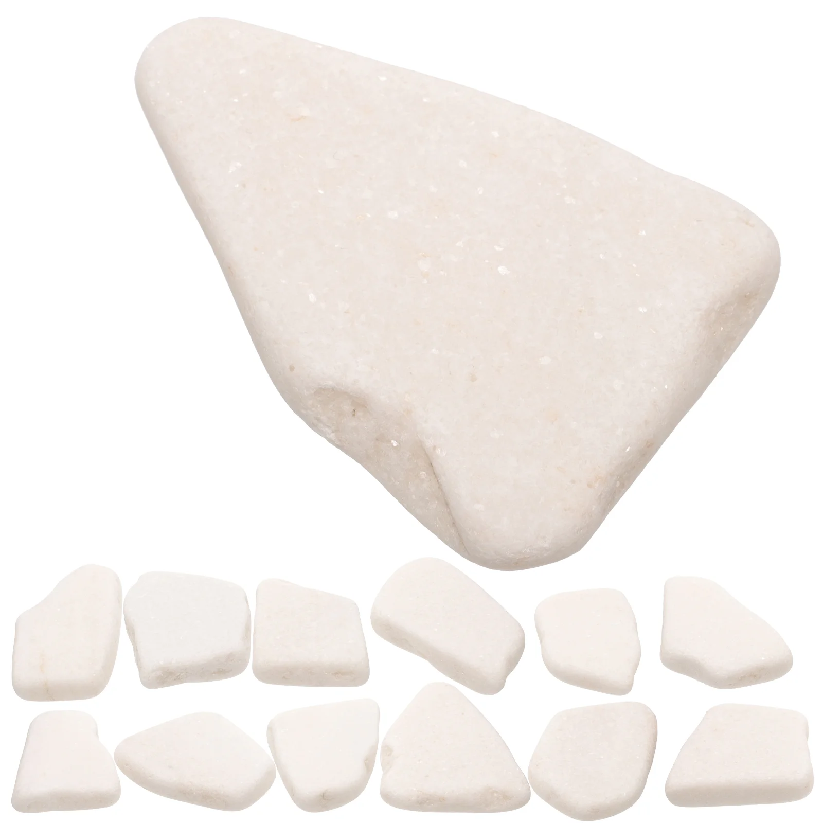 

12 Pcs Painted Stone Rocks Multi-function Stones Painting Supplies For DIY Smooth Crafts