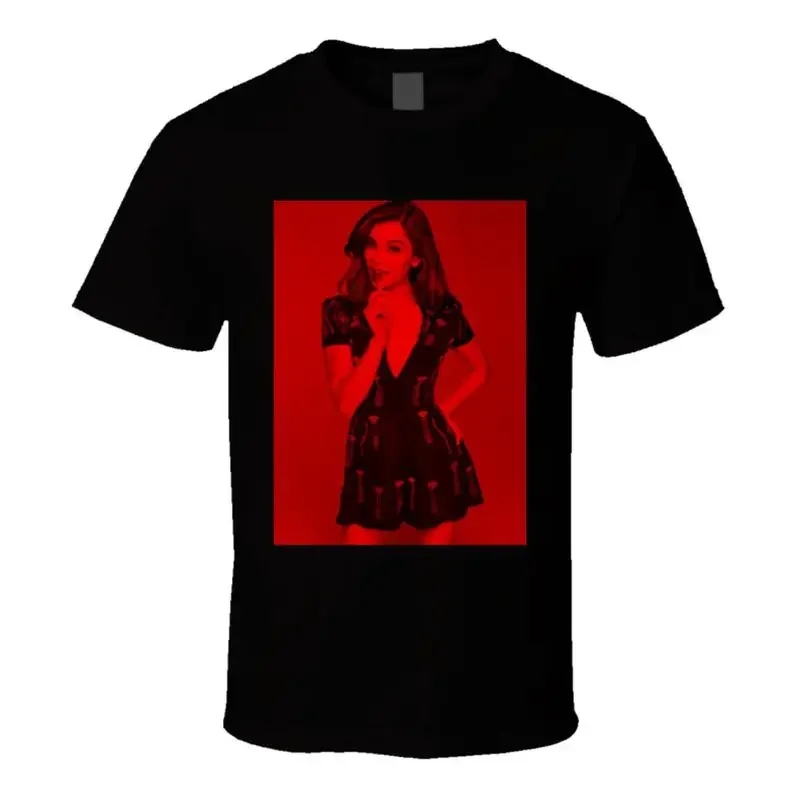 T-shirt Hailee Steinfeld Retro Collage – 100% Cotone – Donna – Nero