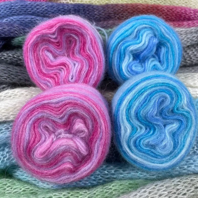 DIY Knitting Yarn for Knitting, Colored, Handmade Sweater, Woven Fabric, Soft Crocheting, 50g