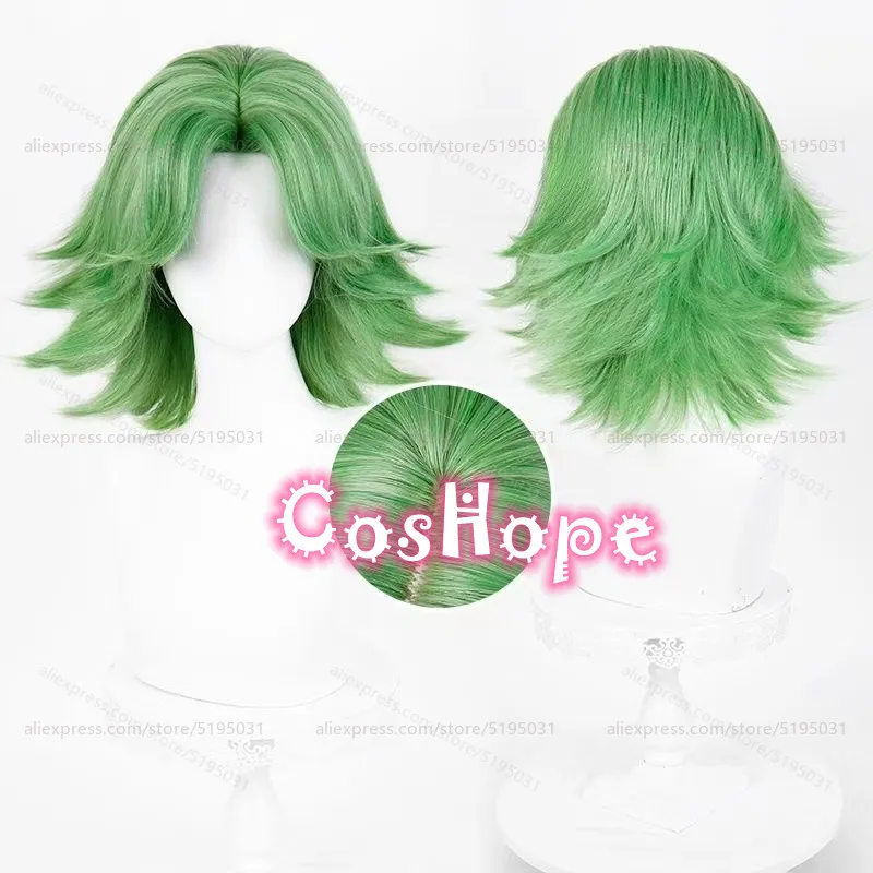 Scissor Seven Redtooth Cosplay Green Wig Jiang Huilian Brown Wig Cosplay Anime Heat Resistant Synthetic Wigs