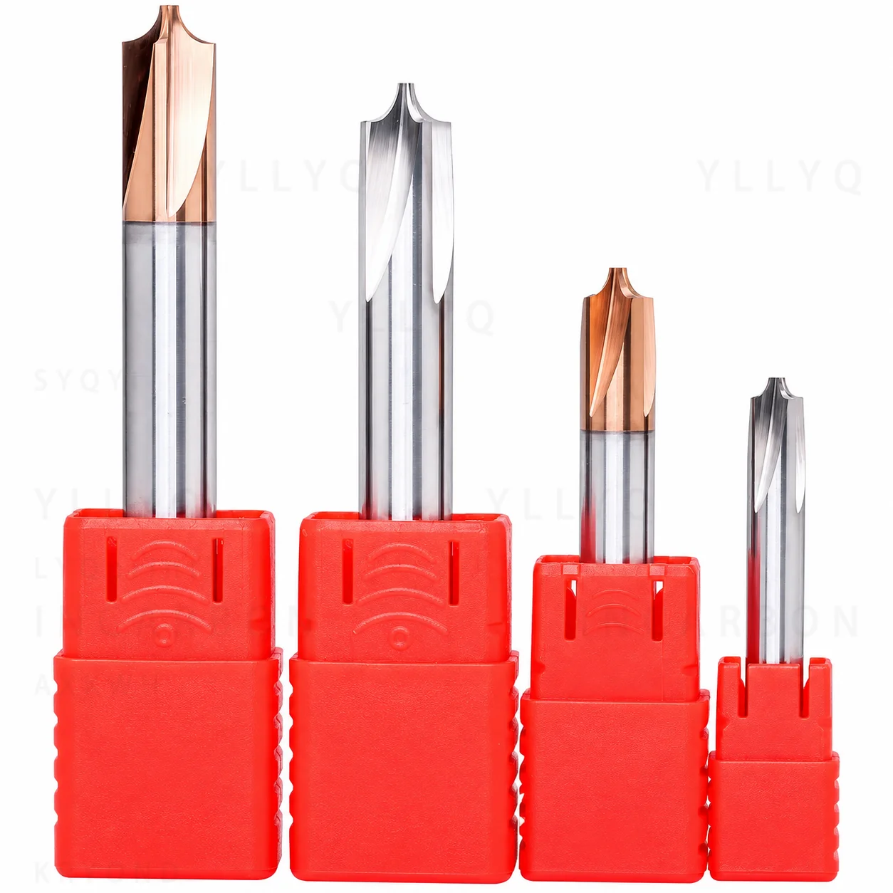 R0.5-R4 Tungsten Carbide Corner Rounding Cutter Outside Radius Quarter Round End Mill For CNC Metal Woodworking Tools