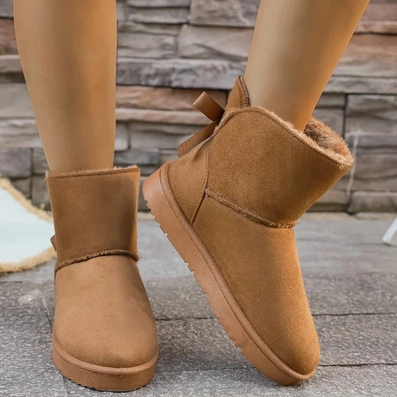 2025 Winter New Fashionable Women's Warm Snow Boots Round Head Thickened Winter Warm Boots Women's Casual Snow Boots - view 2