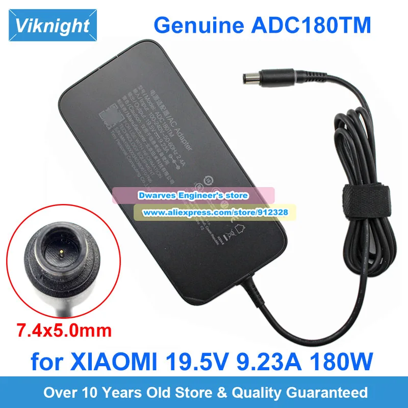 

Genuine 19.5V 9.23A AC Adapter ADC180TM Charger For XIAOMI 15.6 INCH 1660TI 1060G Laptop Power Supply 180W 7.4x5.0mm With 1 Pin