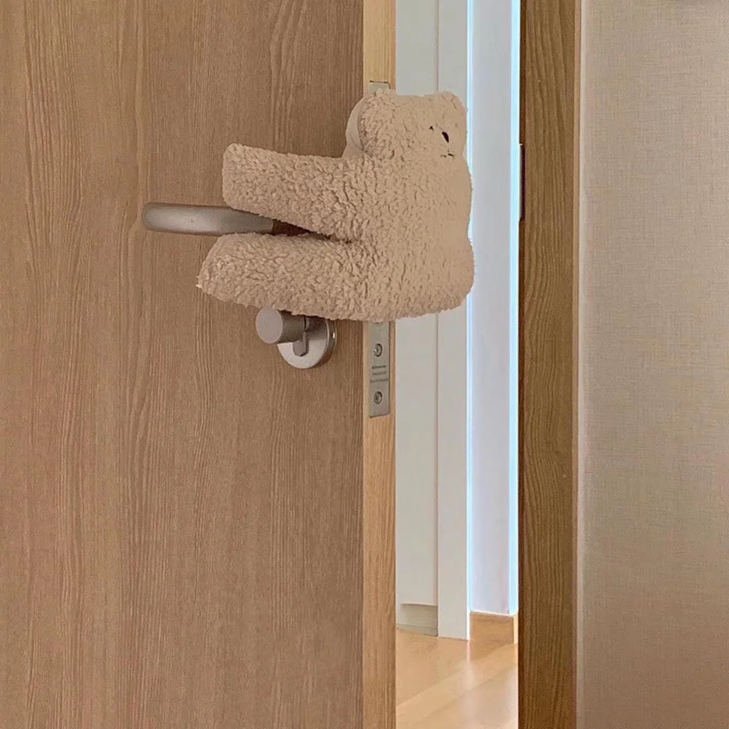 Baby Safety Locks Kids Protection Plush Soft Security Cabinet Locks Door Clip Kids Finger Door Shockproof Crash Pad Door Stopper