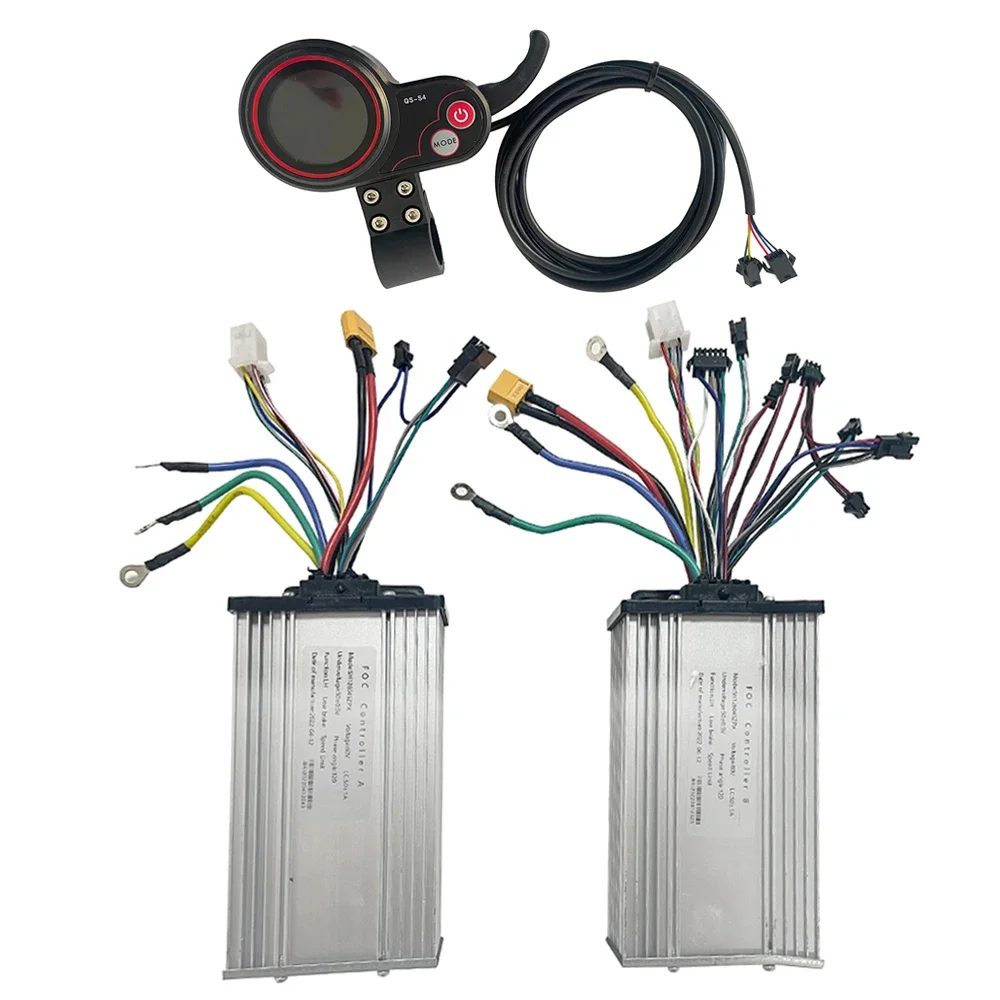 JB 60V 50A Scooter Controller A and B for Dual Motor Electric Scooters QS-S4 Display Accelerator