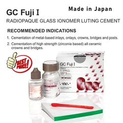 Gc Fuji 1 Dental Glass Ionomer Cement for Teeth Crowns and Bridges Permanent Adhesive Glue Japan Gc fuji One I Dentistry Product