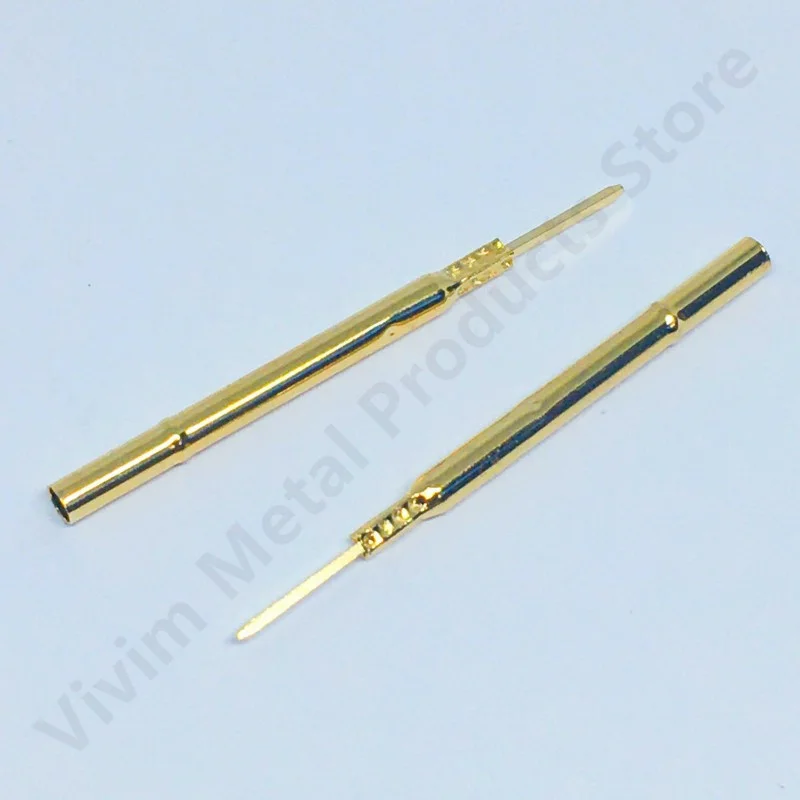 20/100PCS R156-4W Prova Spille P156-B1 Presa Tubo In Ottone Ago Manicotto Sedile Wire-wrap Sonda Manicotto Lunghezza 38mm Diametro Esterno 2.69mm