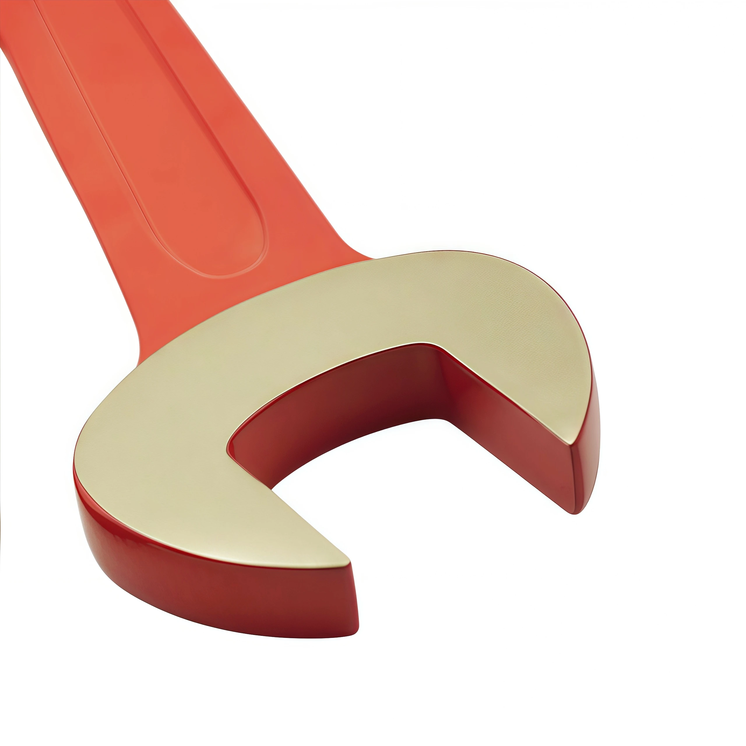 Hochleistungsfähiger, langlebiger, funkelnder, auffälliger Schraubenschlüssel aus Aluminiumbronze mit offenem Ende