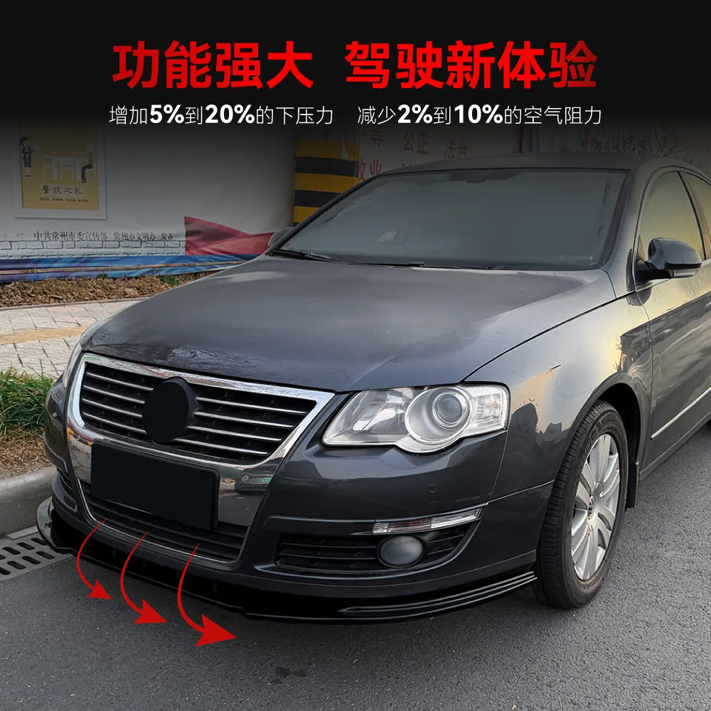 

For Volkswagen Passat B6 2005-2010 Year Front Splitter Bumper Lips Exterior Parts Accessories Body Kit