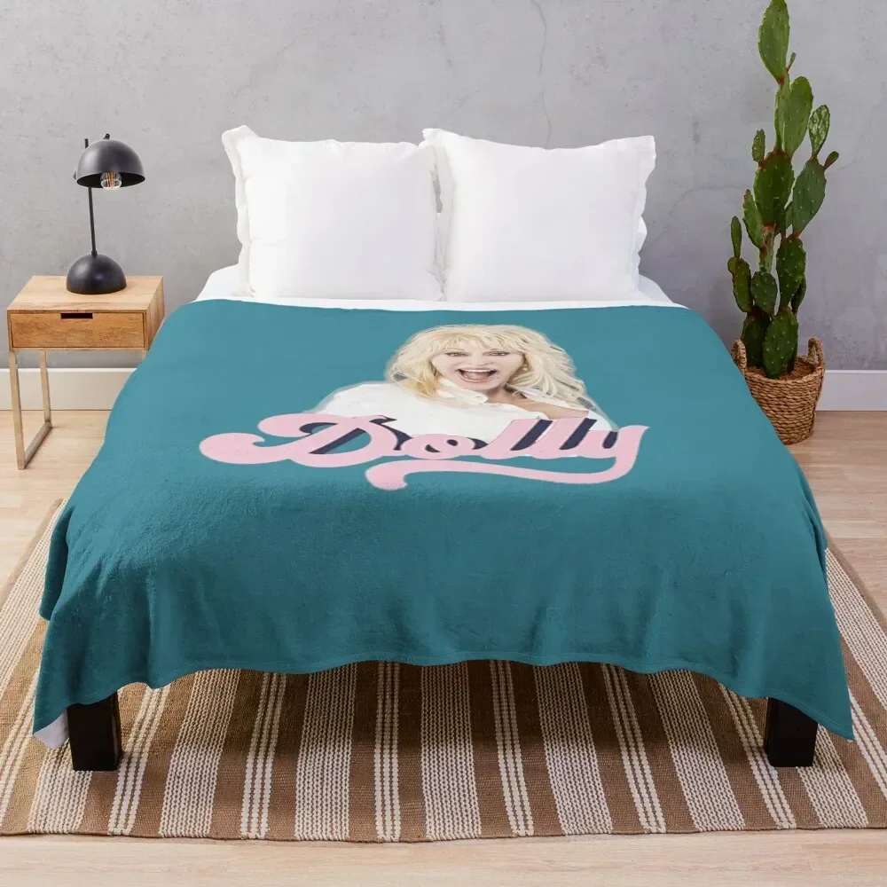 

Nice Daily Portrait of Dolly Throw Blanket Soft Bedroom Blanket for Night Sleeping