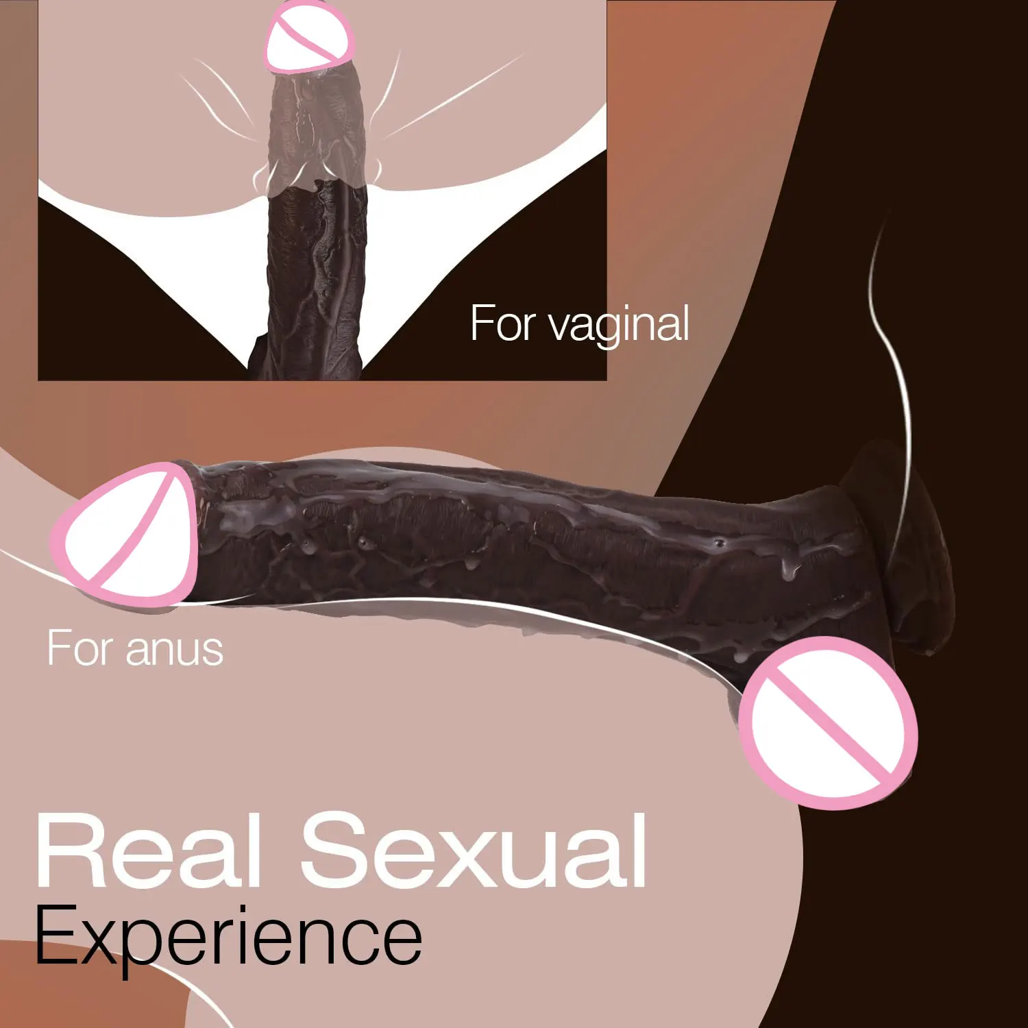 واقعية الأسود دسار مع شفط كأس سيليكون القضيب قضبان اصطناعية الشرج الكبار الجنس لعب للنساء رجل قضيب جلدي ديك المهبل محفز #5