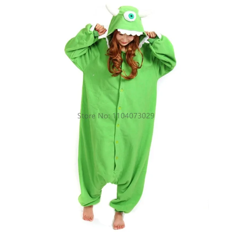 Onesieshow 동물 Kigurumi 잠옷 할로윈 Onesie 성인 괴물 만화 파자마 코스프레 파티 여성 남성 Homewear XXL 3XL