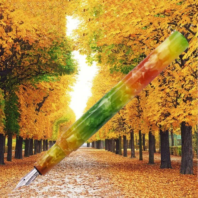 

A + мини-акриловая стеклянная перьевая ручка карманная дорожная красочная подарочная ручка