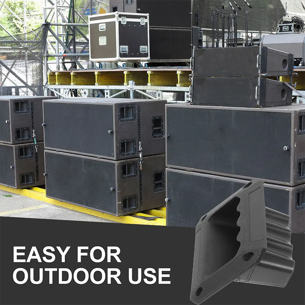 

12pcs Plastic Cabinet Handles Speaker Pulls Flush Mount Recessed Door Knobs Durable Loudspeaker Cabinets