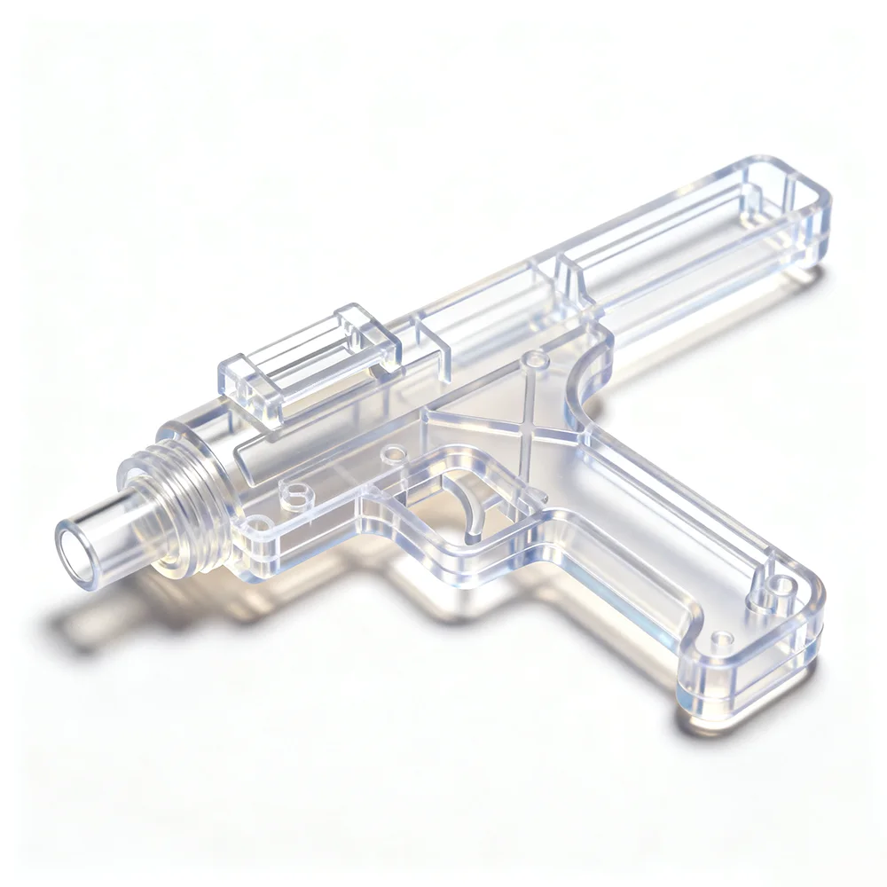 Custom SLA 3D Printed Prototype Transparent Resin Adjustable Wrench Complex Assembly Structure OEM Printing Service