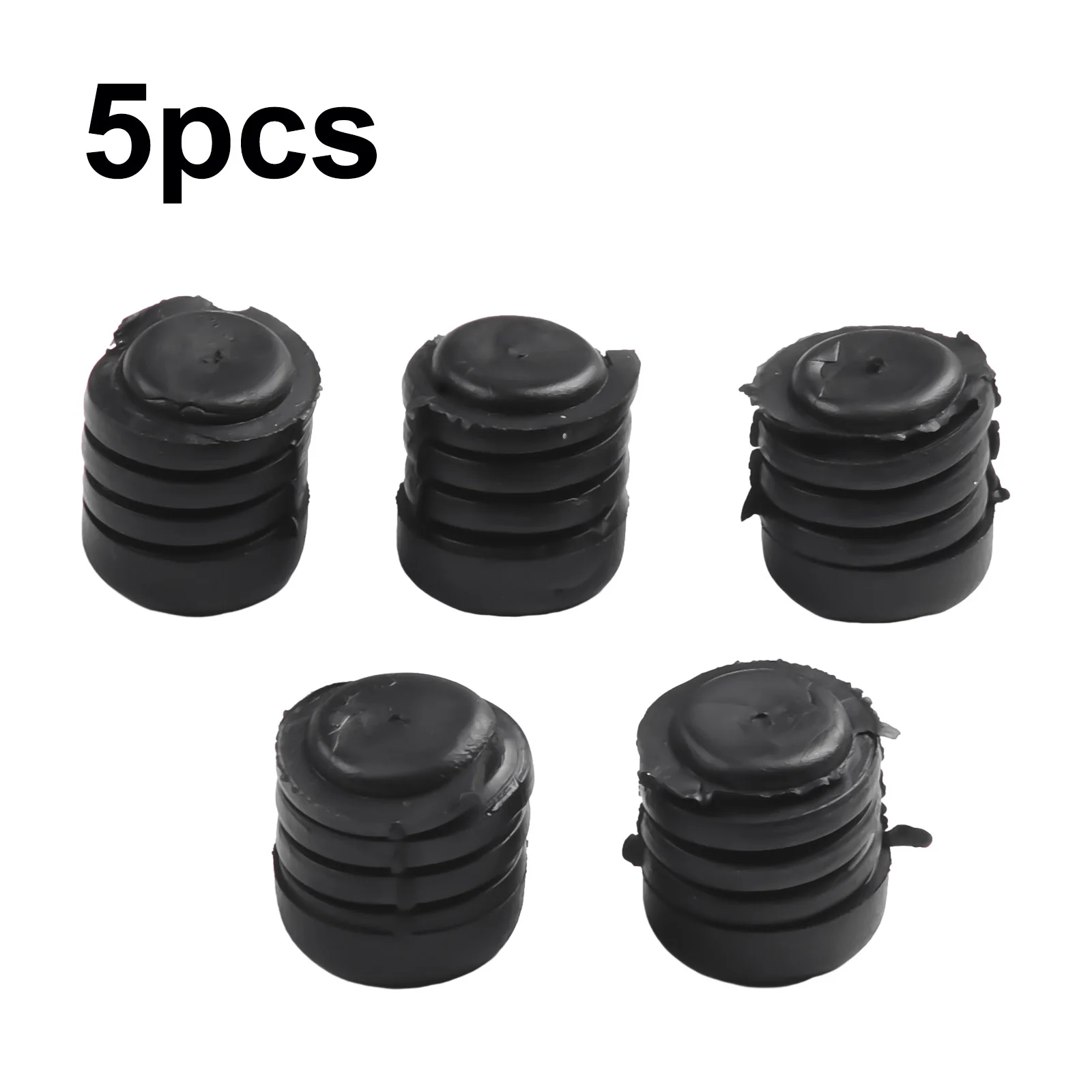 Car Rubber Buffer Bonnet Buffer Stop 5pcs Black Black Rubber Buffer Hood Washer Car Bonnet Rubber None Brand New