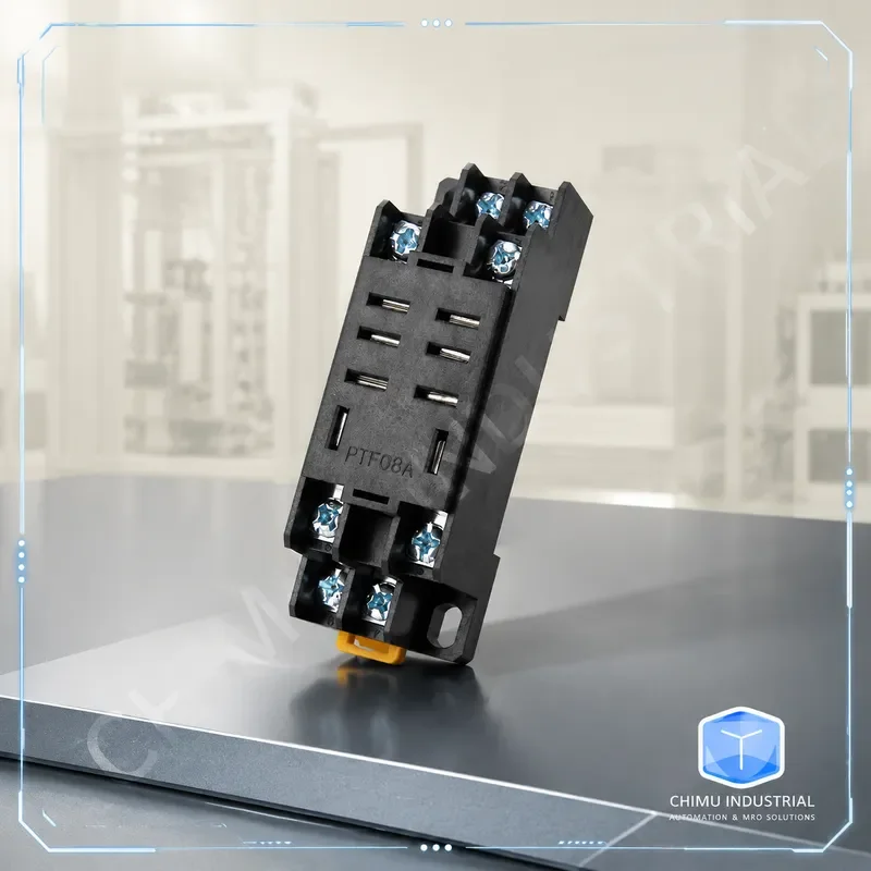 【CHIMU INDUSTRIAL】 JQX-13F/2Z LY2NJ Relay for PTF08A 8 Pin Socket Base Copper Parts Small Medium Power Industrial Control